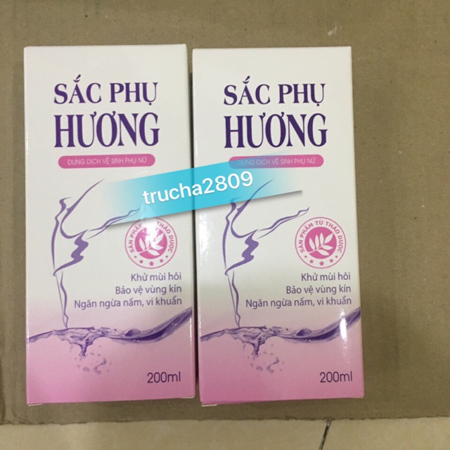 dung dịch vệ sinh Sắc phụ hương 200ml