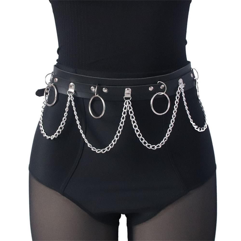 Dây Xích Đeo Hông Nhiều Lớp Phong Cách Punk Thời Trang Cho Nữ