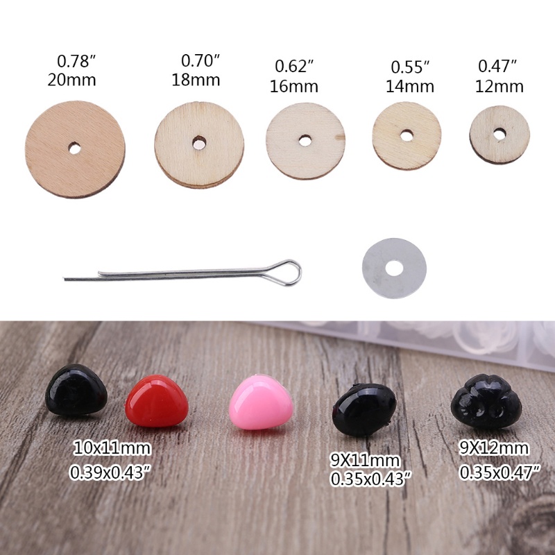 Mắt Trong Suốt Và Khớp Nối Tinh Tế Dùng May Đồ Thủ Công DIY Cho Búp Bê Thú Bông An Toàn Và Sửa Chữa