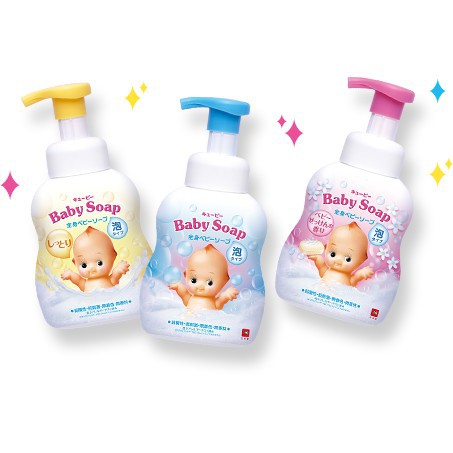 Sữa Tắm Gội Tạo Bọt Baby Soap Màu Xanh 400ml