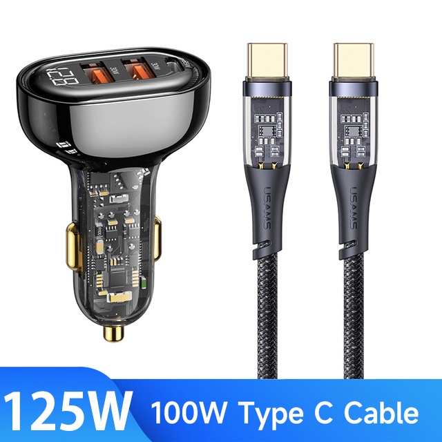Usams Bộ Sạc Nhanh 125W 100W Cho Điện Thoại / Máy Tính Bảng / Laptop