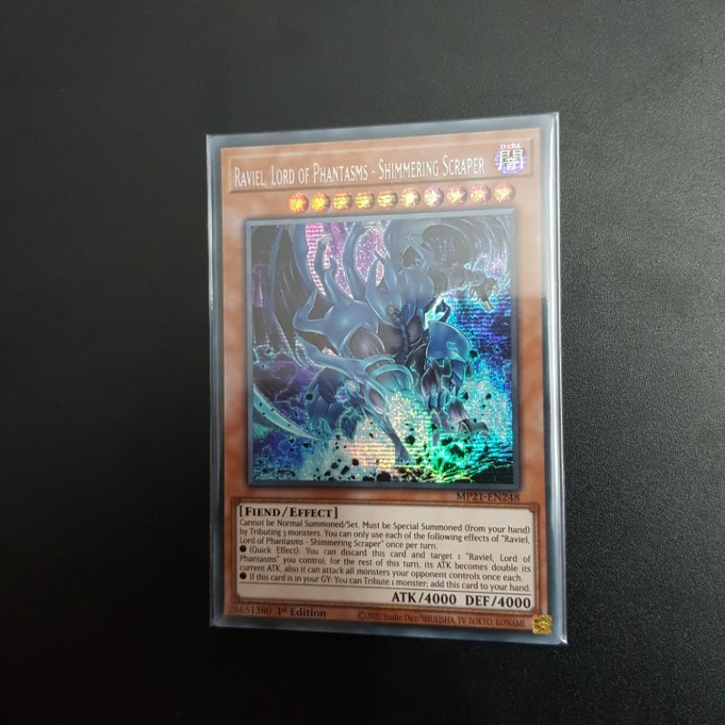 Raviel, Lord of Phantasms - Shimmering Scraper - MP21-EN248 - Prismatic Secret Rare
