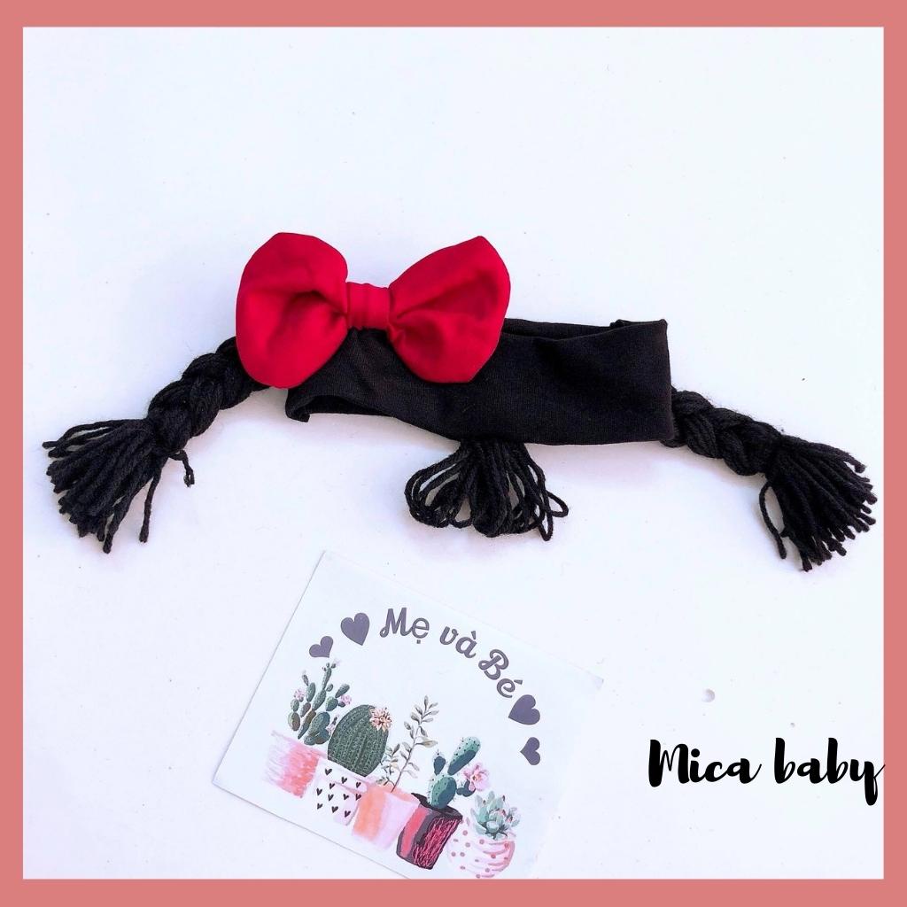 Băng đô, turban tóc giả dễ thương cho bé Mica baby BD51