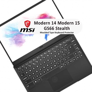 Miếng Dán Bảo Vệ Bàn Phím Cho MSI Modern 14 Modern 15 GS66 GE66 Stealth 15m TPU