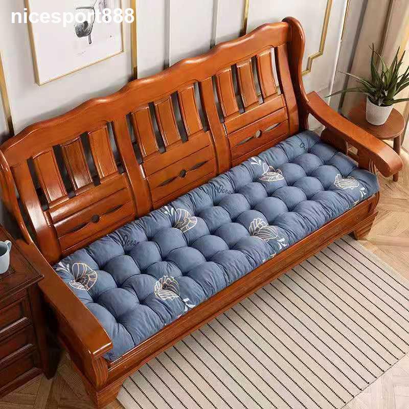 Nệm lót ghế sofa gỗ phong cách vintage sang trọng