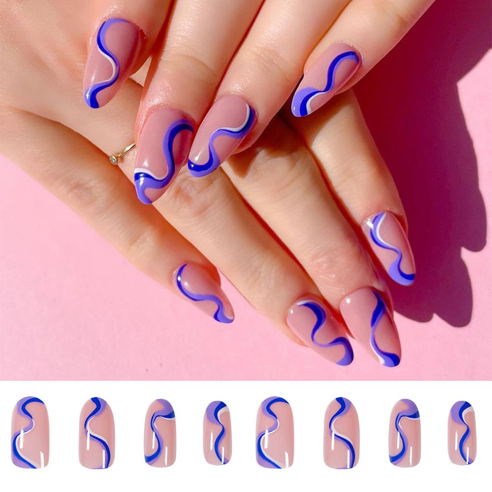 CACTU Hộp 24 Móng Tay Giả Che Phủ Toàn Diện Cho Nữ