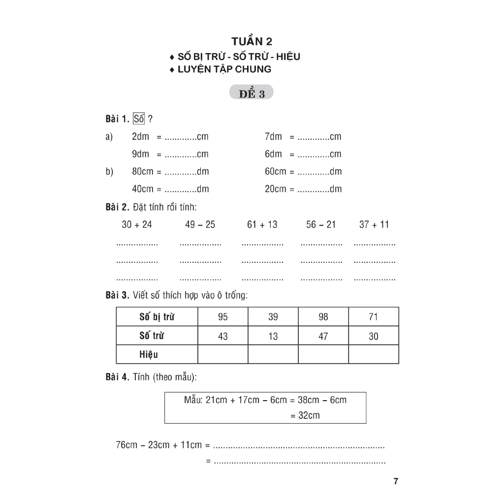 Sách - Tuyển Chọn Đề Ôn Luyện Và Tự Kiểm Tra Toán 2 - Tập 1 (Tái Bản 2019)