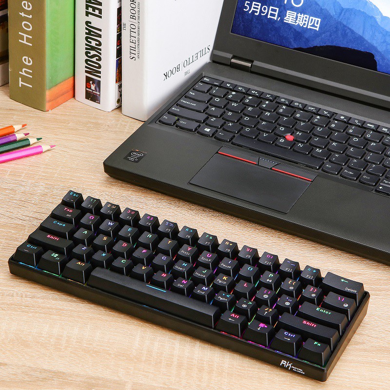 RK61 New Hotswap - Bàn Phím Cơ không dây Royal Kludge RK61 Bluetooth 5.0 và Wireless 2.4G