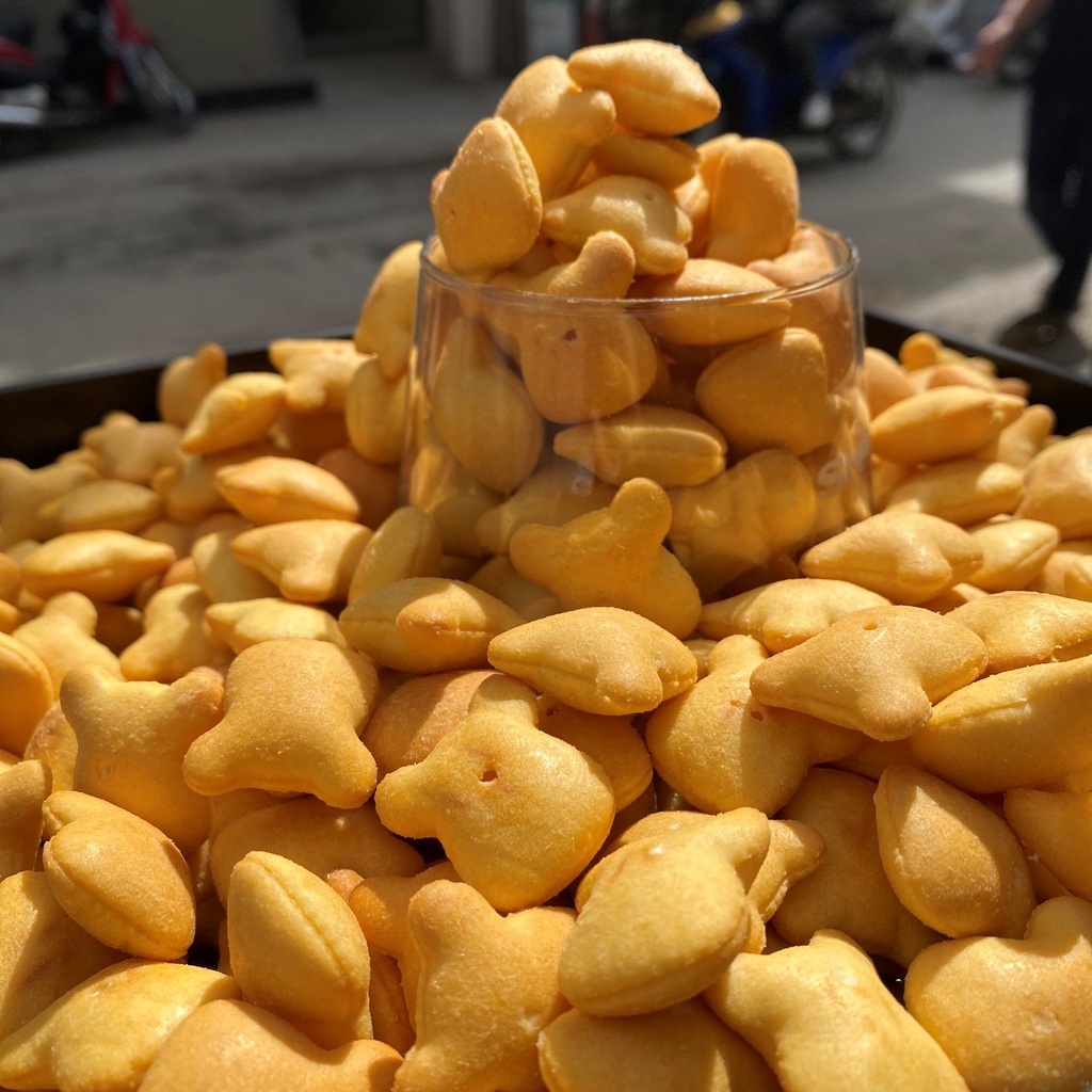 Bánh gấu nhân kem Thiên Hồng hũ 280gr ăn vặt cực thơm béo vị sữa