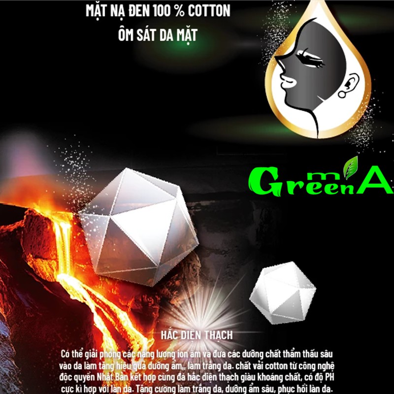 Mặt nạ đen tràm trà, hoa hồng, hoa đỏ, hoa cúc vàng giảm mụn, dưỡng da, giảm nhờn | Thế Giới Skin Care