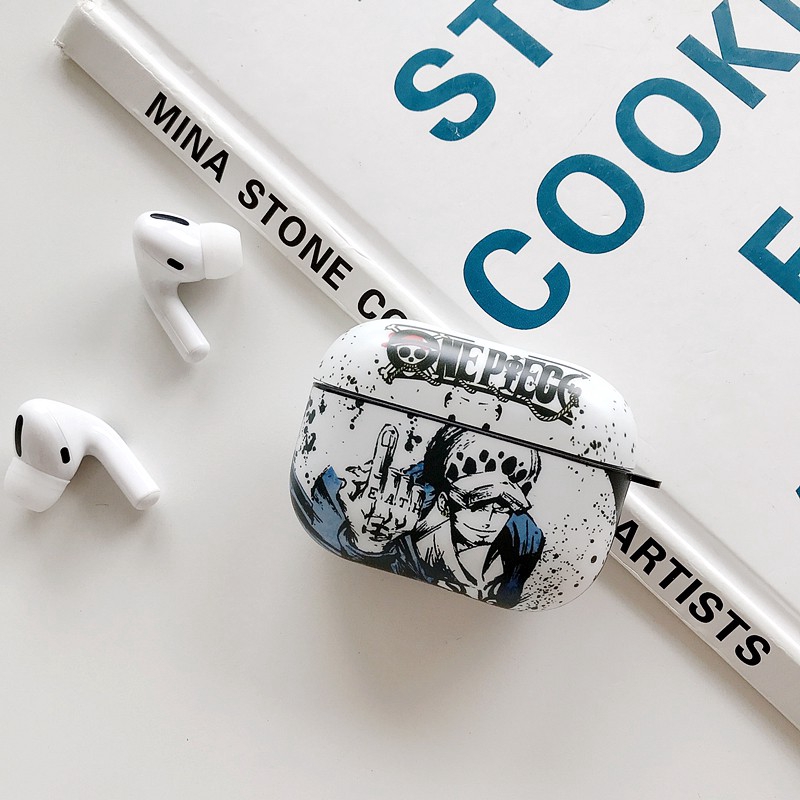 Vỏ Bảo Vệ Hộp Sạc Tai Nghe AirPods Pro2 AirPods Pro AirPods3 gen3 AirPods2 Họa Tiết Hoạt Hình One Piece Luffy & Zoro & ACE