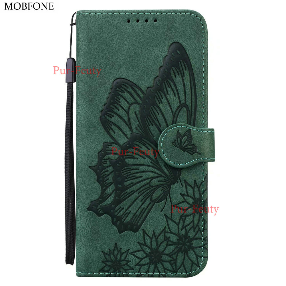 Retro Butterfly Leather Case for Samsung Galaxy S8 G950F G950FD S8 Plus G955 G955FD S9 G960F G960F/DS S9 Plus G965F G965F/DS S10 SM-G973F/DS SM-G973U S10 Plus SM-G975F/DS SM-G975U S20 Note 20 20 Ultra Flip Cover