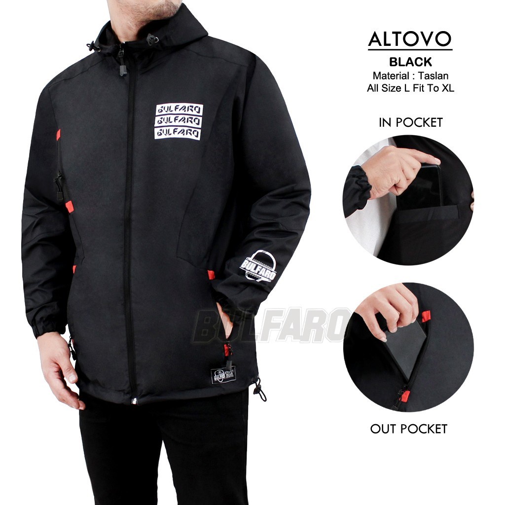 Bulfaro Áo Khoác Parka Chính Hãng Chống Thấm Nước Đi Xe Máy Cho Nam
