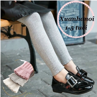 Quần tất len Quảng Châu bé gái ren gấu XHN372