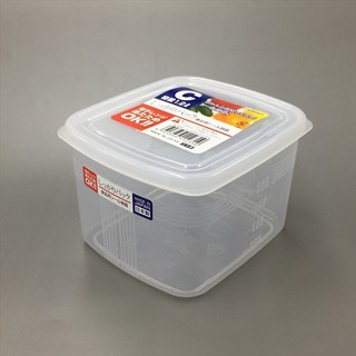 Bộ 3 hộp đựng thực phẩm nắp kín hình vuông dáng cao nội địa Nhật Bản
