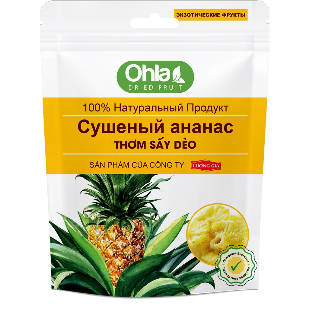 Thơm sấy dẻo Ohla 500gr