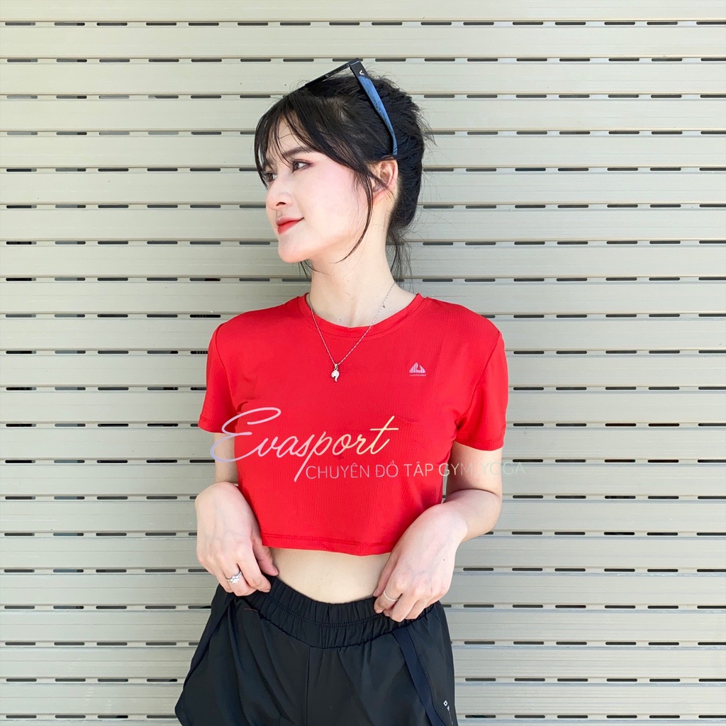 Áo Croptop Thời Trang Nữ NAQIYAYABEI Hàng Quảng Châu Chất Siêu Thoáng Phong Cách Cá Tính Năng Động - EvaSport_vn