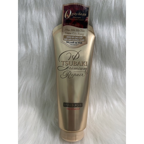 Kem xả Phục hồi ngăn rụng tóc cao cấp Premium Repair Tsubaki 180g