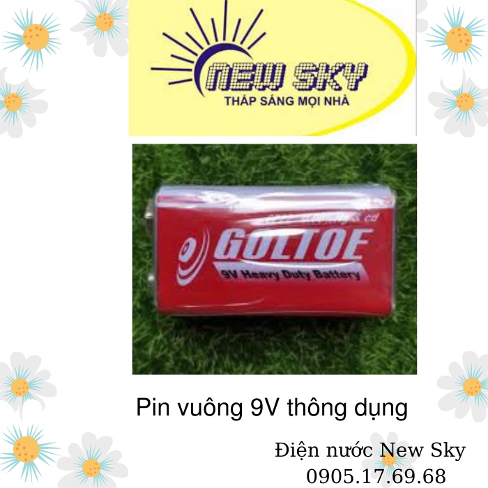 Pin vuông 9V thông dụng