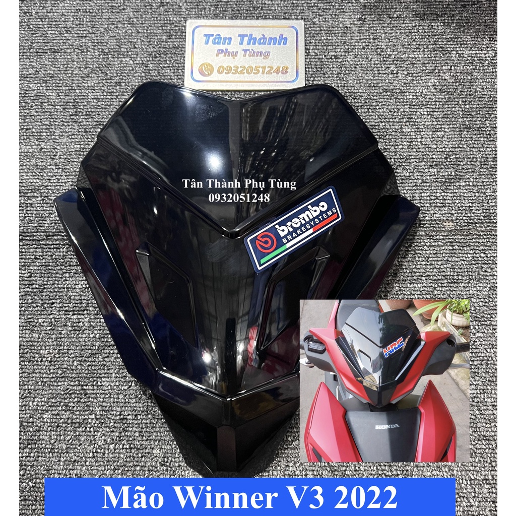 Mão Winner X V3 2022- Màu đen Khói