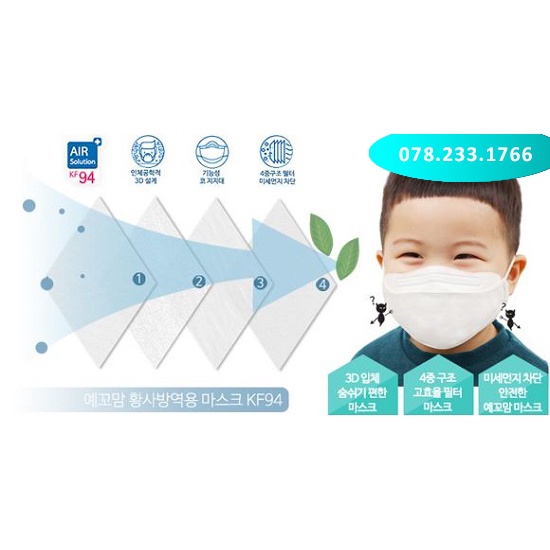 (Combo 100 cái =100k) Khẩu trang KF94 tiêu chuẩn Hàn Quốc | BigBuy360 - bigbuy360.vn