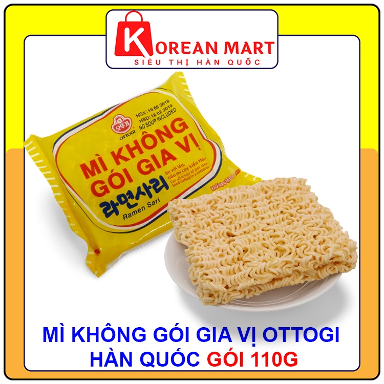 Mì không gói gia vị Ottogi Hàn quốc dùng nấu mì cay, ăn lẩu tokbokki