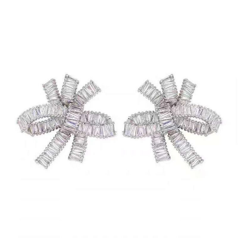 Khuyên tai/Bông tai bạc 925 đính Full đá cao cấp sang trọng - K0115AL