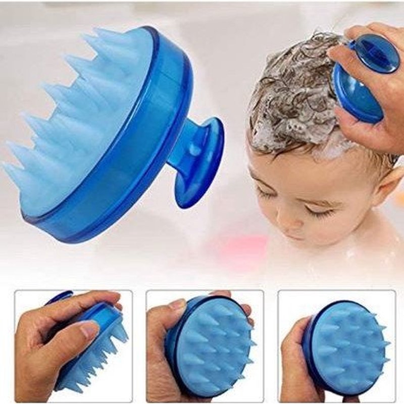 Lược massage da đầu bằng silicon tiện dụng
