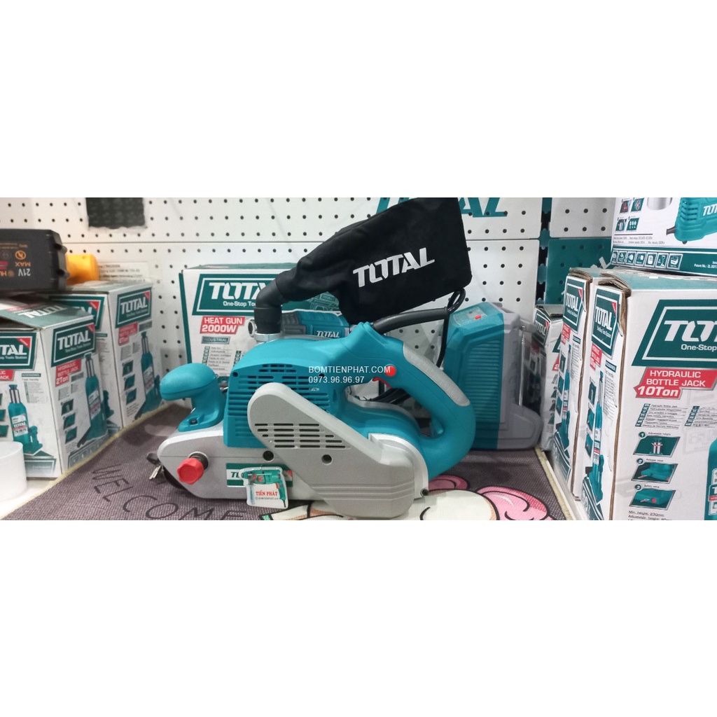 MÁY CHÀ TĂNG gỗ 1200W CHÍNH HÃNG TOTAL TBS12001 - Đánh rung mịn bề mặt gỗ an toàn - TOTAL TOOLS WORLD THƯƠNG HIỆU ĐỨC
