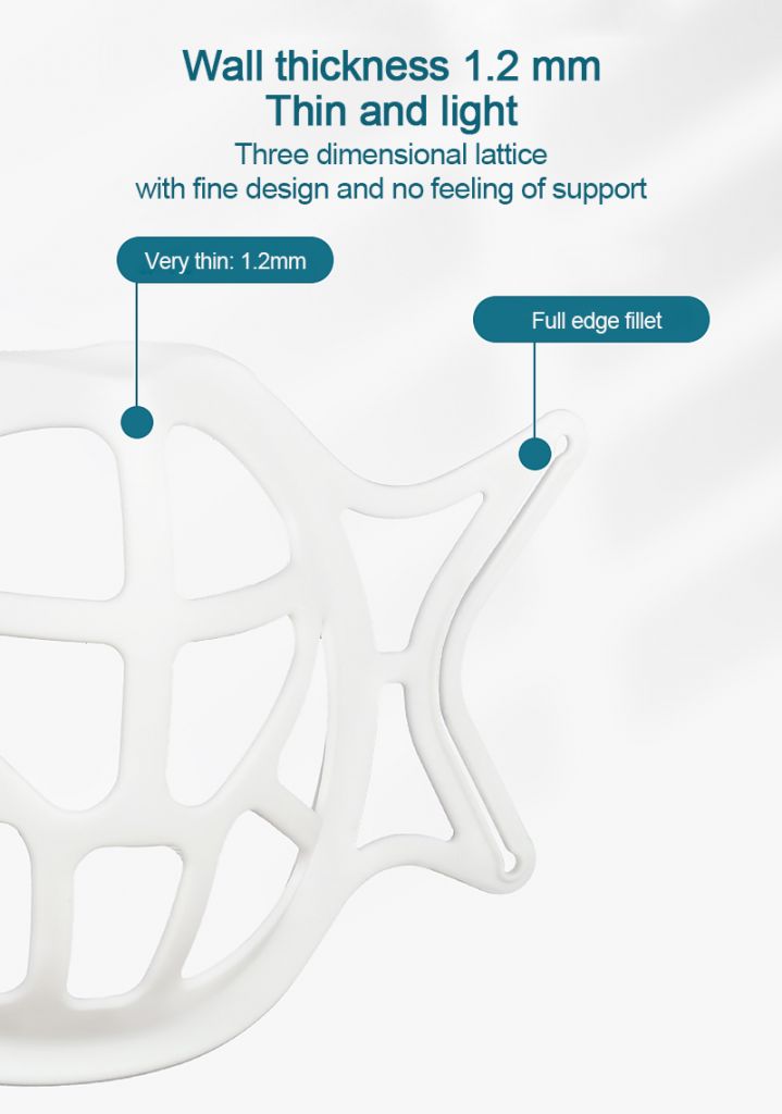 GREE (Hàng Mới Về) Miếng Lót Silicon Mềm Hỗ Trợ 3d Cho Khẩu Trang 3d