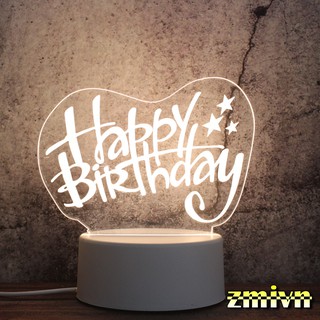 Đèn ngủ led 3D - I Love You