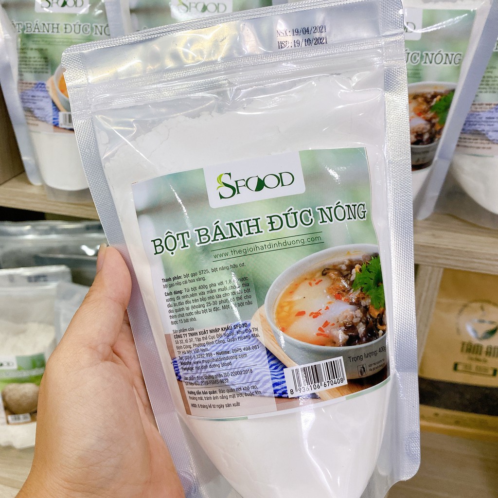 Bột bánh đúc trộn sẵn SFOOD 400gram