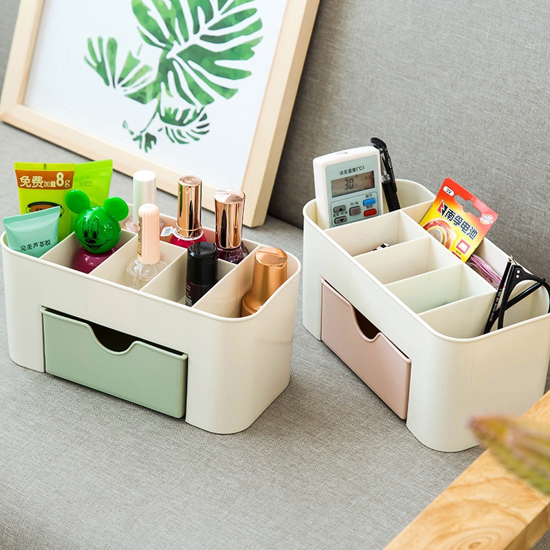 Kệ đựng mỹ phẩm kiểu mới siêu tiện dụng, khay đựng mỹ phẩm nhiều ngăn,Kệ đựng đồ trang điểm đa năng