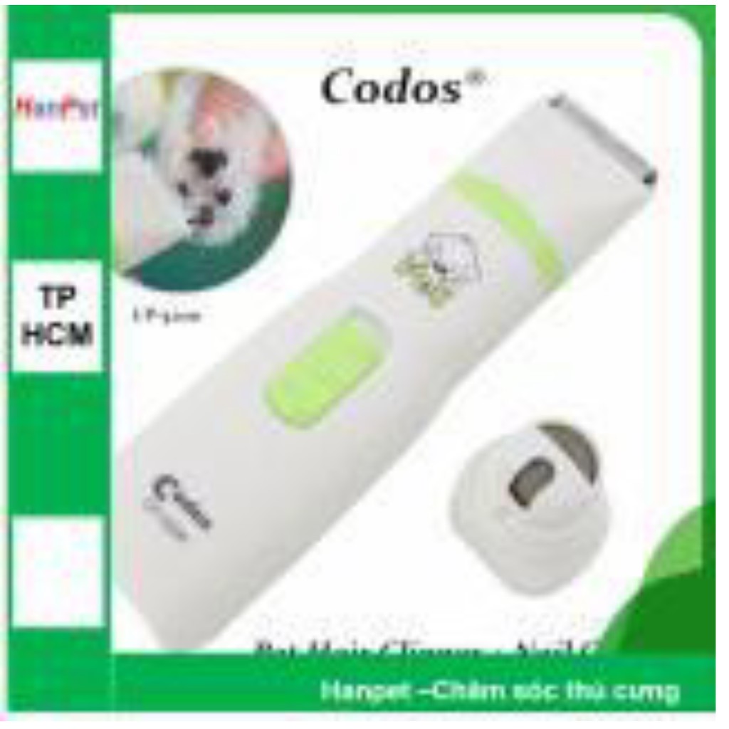 Codos CP-5200 2in1 (Hàng cty) Tông Đơ máy đa năng Cắt Lông + mài móng chó mèo có thể cắt tỉa lông chân chó và mài móng