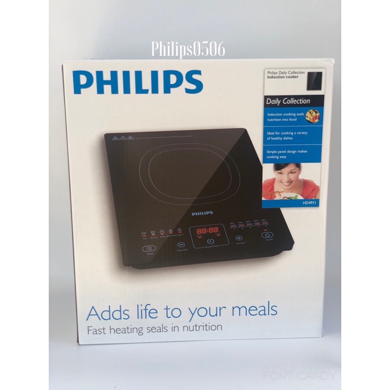 Bếp Điện Từ Philips HD4911-Bảo Hành 24 tháng-Hàng Nhập kHẩu