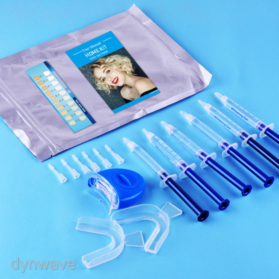 Professional Tooth Whitening Whitener Bleaching Kit 6 Gel+ 2 Tray+LED Light | BigBuy360 - bigbuy360.vn