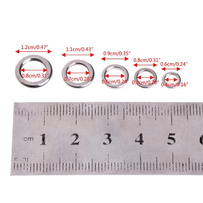 Set 50 Vòng Nối Mồi Câu Cá Chuyên Dụng