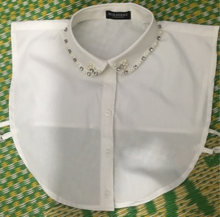 Cổ áo sơ mi rời đính trang trí