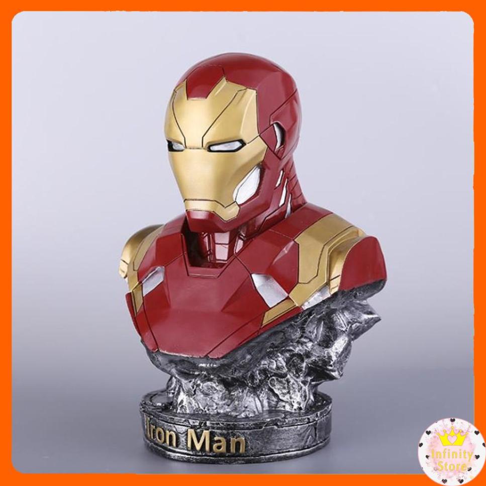 TƯỢNG IRON MAN MK46 THẠCH CAO 36CM INFINY DECOR