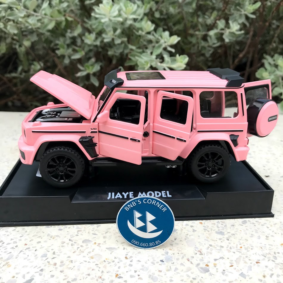 [BNB's Corner] Xe mô hình 1:32 Mercedes-Benz Brabus G700 màu hồng