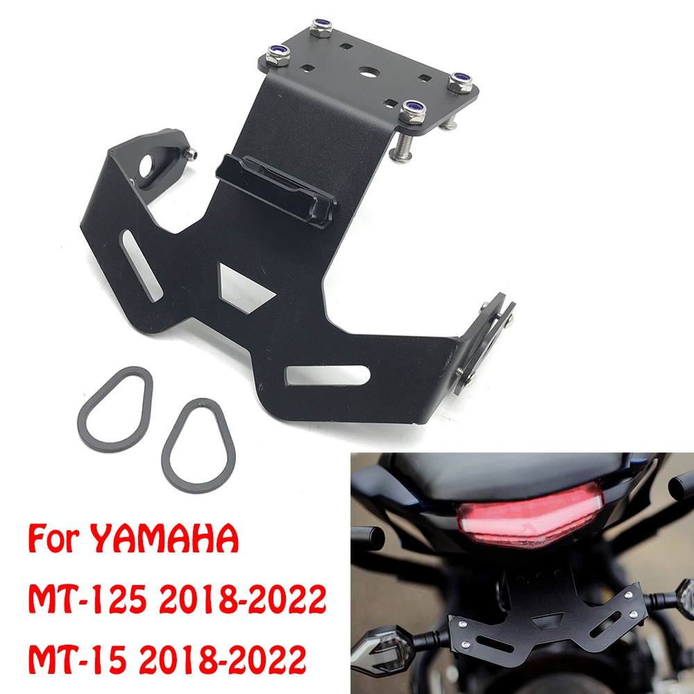 Giá Đỡ Biển Số Xe Có Đèn led Cho yamaha mt-125 mt125 mt-15 mt15 2018 2019 2020 2021 2022