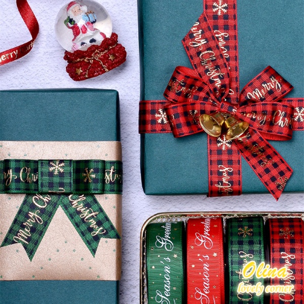Cuộn Dây Ruy Băng Trang Trí Hộp Quà Giáng Sinh / Sinh Nhật 9Mtres / Cuộn Dây Ruy Băng