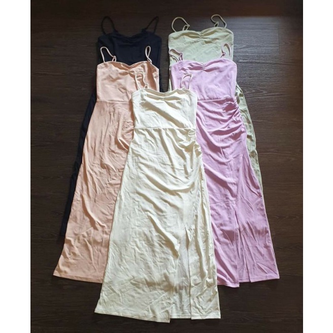 Đầm xẻ tà hai dây Wilfred Flight 84641