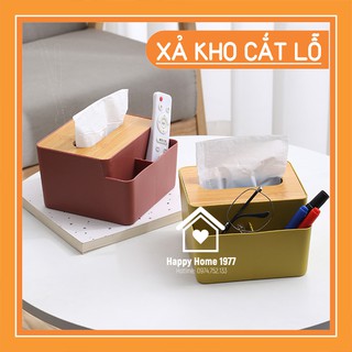 [HSP59]Hộp đựng khăn giấy HappyHome⭐🌟[SIÊU SALE][SIÊU ĐẸP]✨⚡ Hộp khăn giấy phòng khách, phòng ngủ