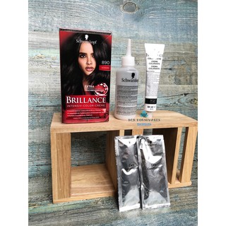 Thuốc Nhuộm Tóc Brillance Intensiv Color Creme 890 Màu Đen, 143 ml