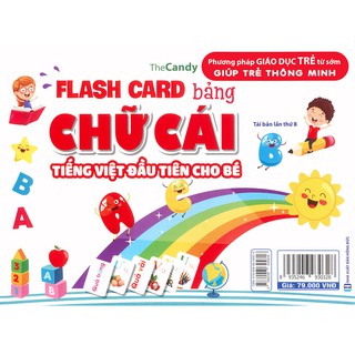 Flashcard Glenn Doman - Bảng Chữ Cái Tiếng Việt Đầu Tiên Cho Bé