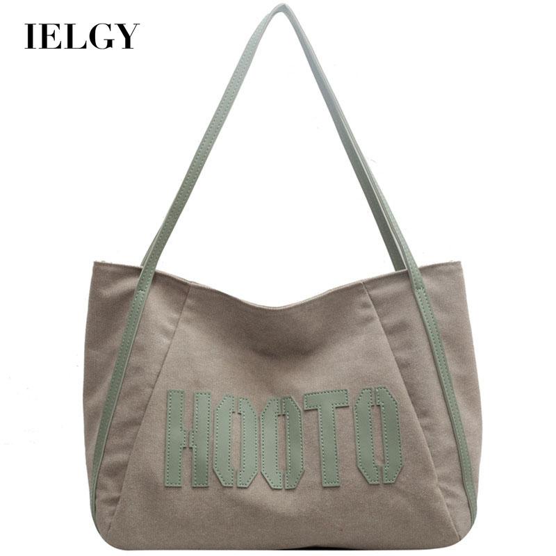 Túi Xách Đeo Vai Vải Bạt Ngăn Chứa Rộng Thời Trang Nữ Sành Điệu