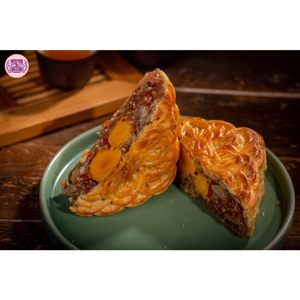 Bánh trung thu Lâm Thuỷ Thập nhân thập cẩm gà quay 220g