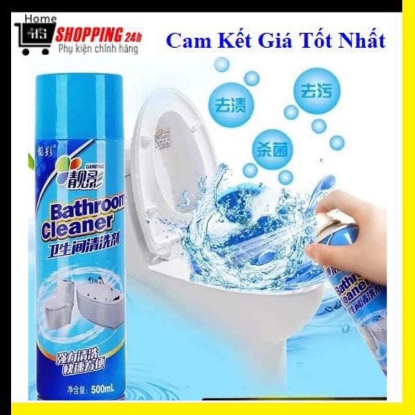 Bình xịt bọt tuyết tẩy rửa nhà vệ sinh siêu sạch Homeshopping24h