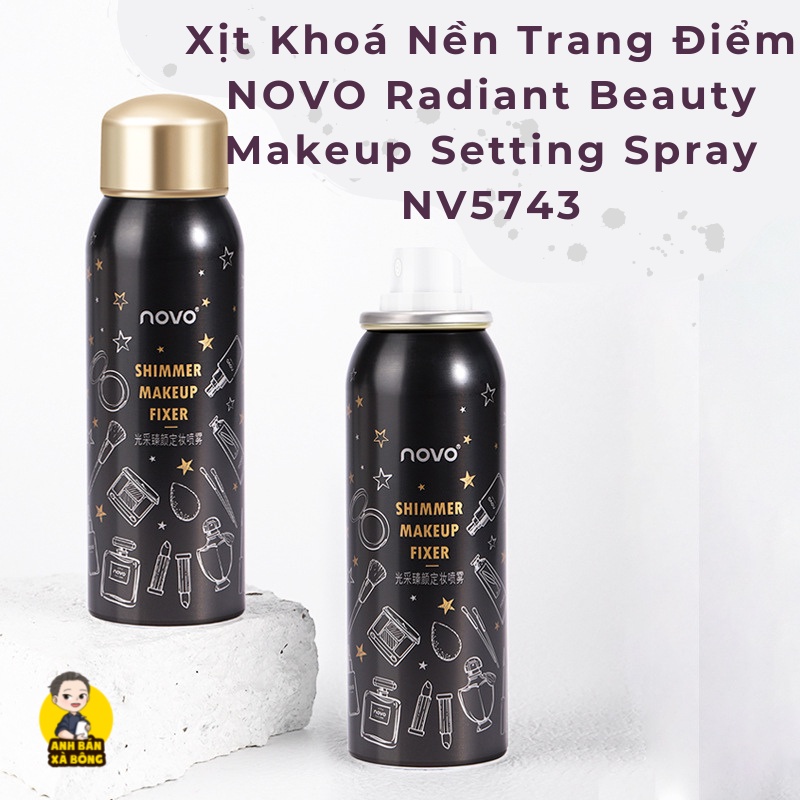 Xịt Khoá Nền Trang Điểm NOVO Radiant Beauty Makeup Setting Spray 5743